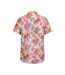 Mountain Warehouse Mens Tropical Leaves Shirt (Rust/White) - UTMW2928