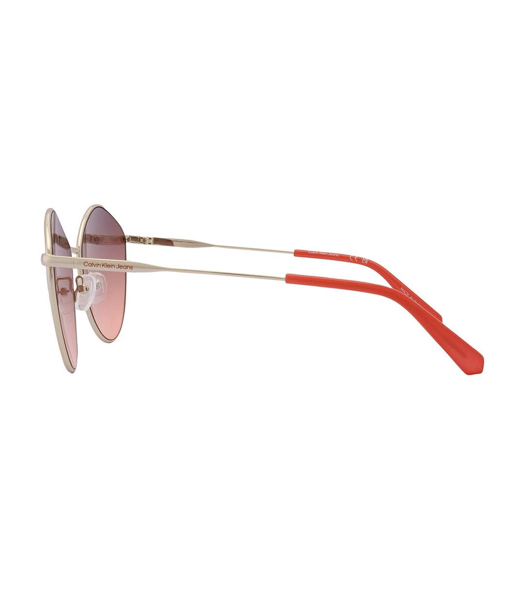 Womens/ladies Gradient Sunglasses One Size Gold Pink Calvin Klein-2