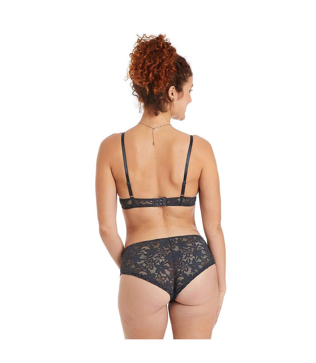 Soutien-gorge ampliforme coque moulée gris Tarot