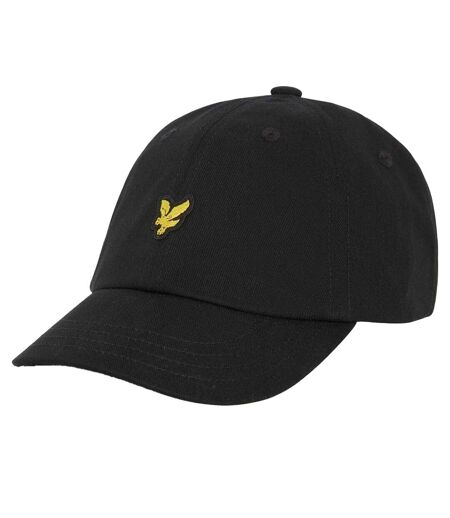 Mens Baseball Cap Jet Black Lyle & Scott