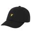 Mens Baseball Cap Jet Black Lyle & Scott-1
