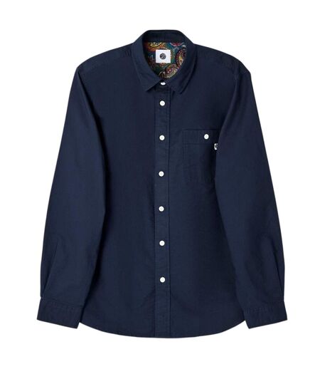 Chemise À Boutons Motif/style Doublure À Motif Cachemire Homme Bleu Marine Pretty Green
