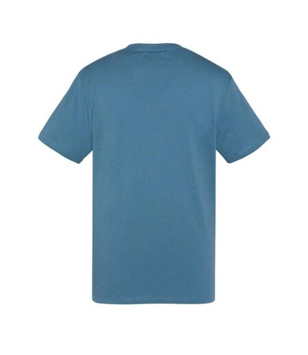 T-shirt bleu homme schott tsustour - l