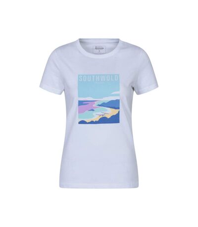 Womens/ladies southwold short-sleeved t-shirt white Mountain Warehouse