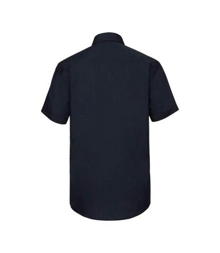 Chemise À Manches Courtes  Collection Pour Homme Bleu Marine Russell