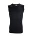 Mens Warm Lightweight Sleeveless Thermal Vest Top for Winter Base Layer-1