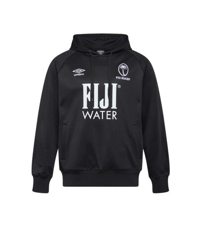 Unisex adult fiji rugby hoodie black Umbro