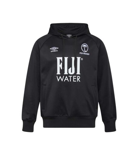 Unisex adult fiji rugby hoodie black Umbro