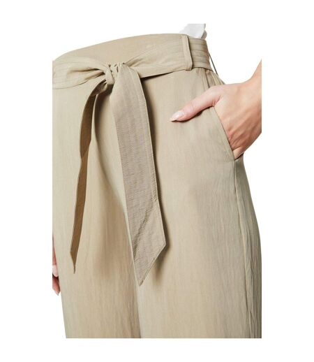 Pantalon femme beige gris Principles