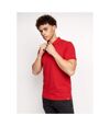 Duck and Cover Mens Bassos Polo Shirt (Red)