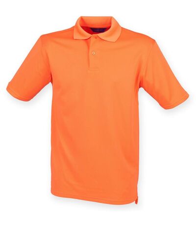 Henbury Mens Coolplus® Pique Polo Shirt (Kelly Green)