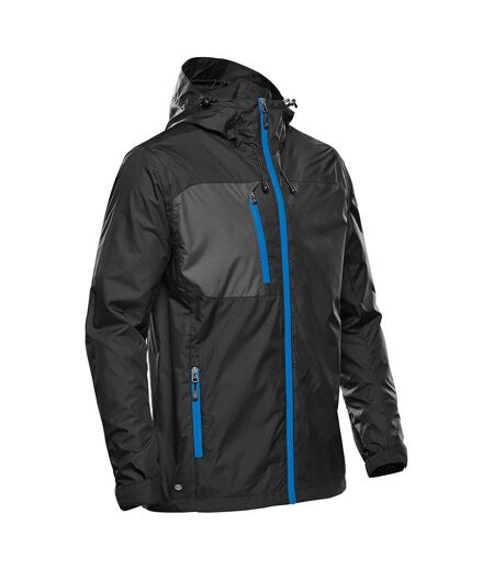 Mens Olympia Soft Shell Jacket Black Azure Stormtech