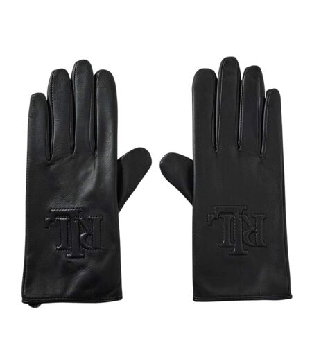 Gants Motif/style En Relief Noir Ralph Lauren