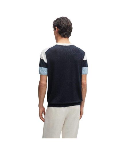 T-shirt Tramonte Homme Bleu Foncé Boss