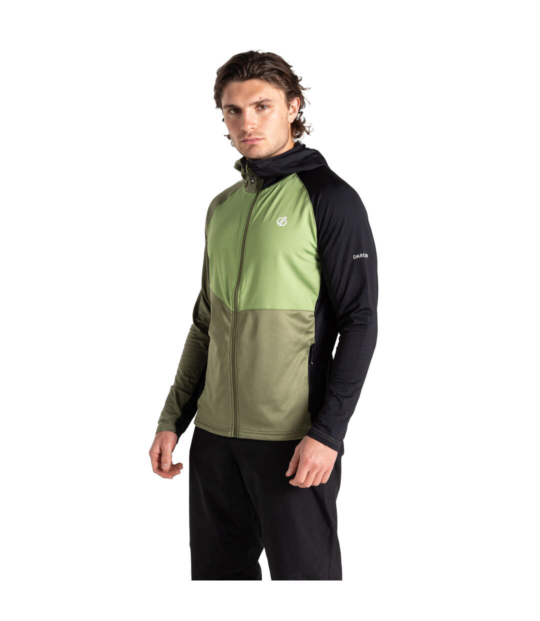 Haut de sport assimilate homme vert olive / noir Dare 2B