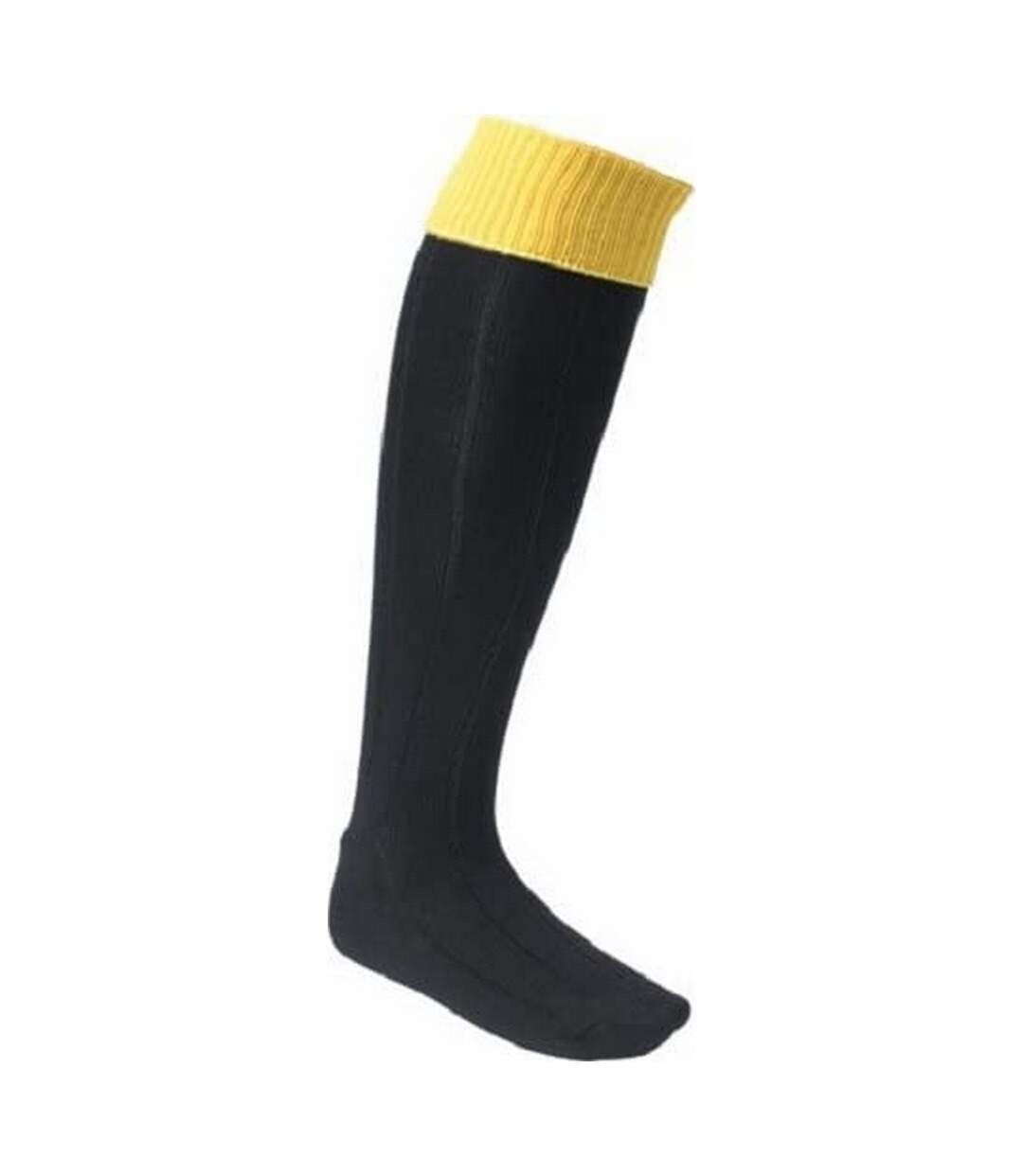 Chaussettes de foot homme noir / ambre Euro