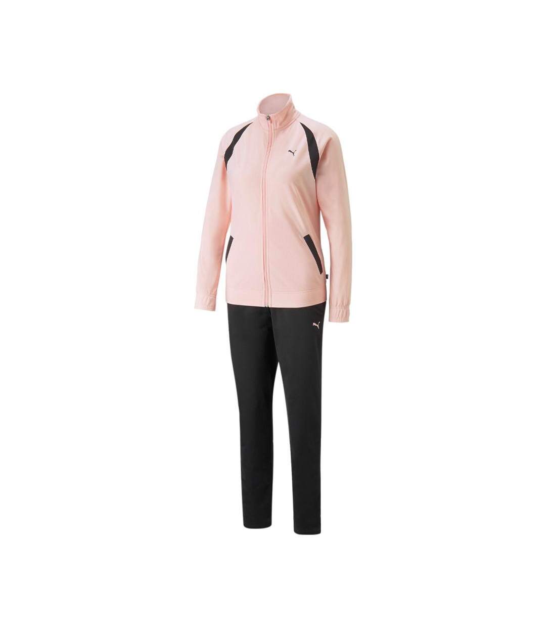 Ensemble de survêtement rose femme puma classic tricot - l-1