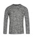 Stedman Mens Stars Crew Neck Knitted Sweater (Dark Gray Melange) - UTAB466