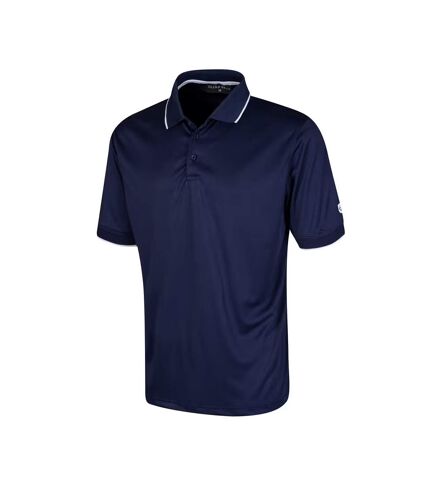 Polo de performance pour hommes marine Island Green