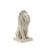 Statuette Déco Lion Stons 40cm Crème-1