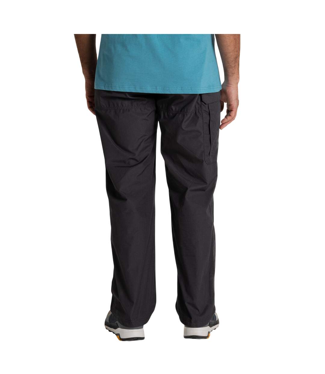 Pantalon Décontracté À Taille Haute Semi-élastiquée Kiwi Classic Homme Anthracite Craghoppers-3