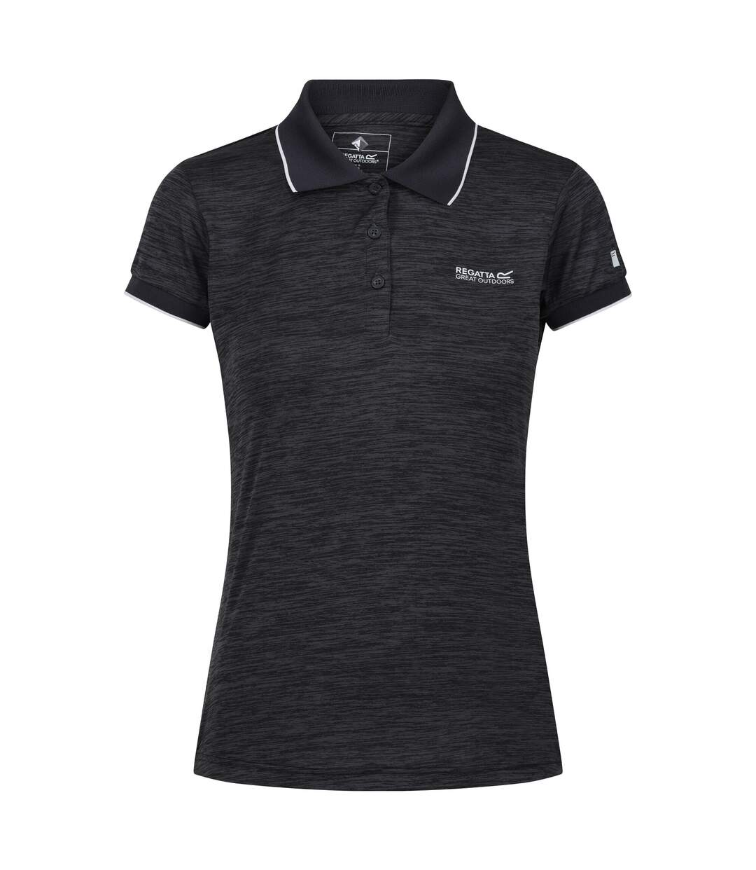 Polo manches courtes remex femme gris phoque Regatta