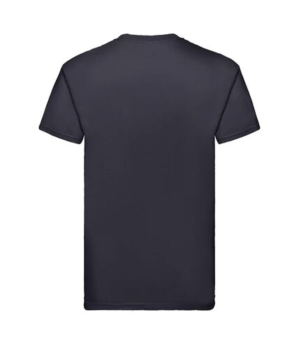 Fruit Of The Loom Mens Super Premium Short Sleeve Crew Neck T-Shirt (Deep Navy) - UTBC333