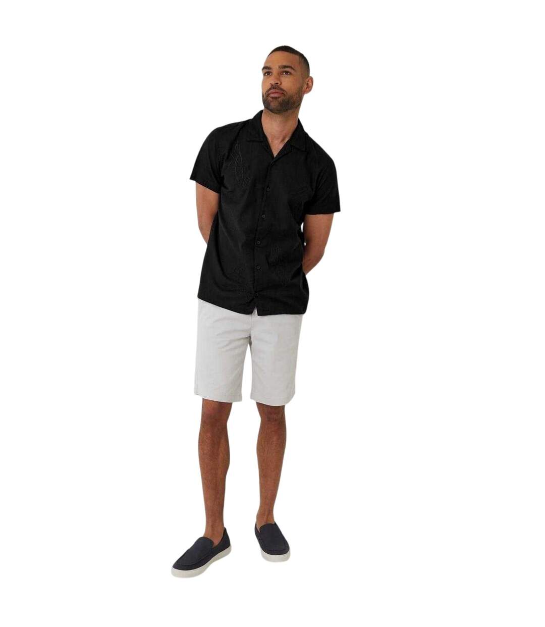 Chemise Maples Homme Noir Threadbare-1