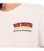 T-shirt femme col rond avec imprimé devant et dos Face Vondutch-2