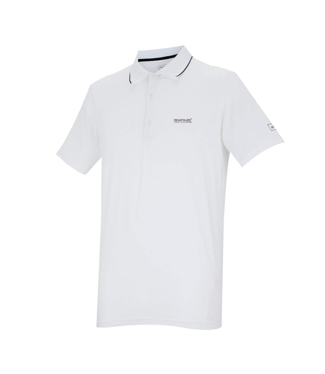 Polo Maverik Homme Blanc Regatta-4