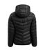 Womens/ladies Jacket Black Printer-3