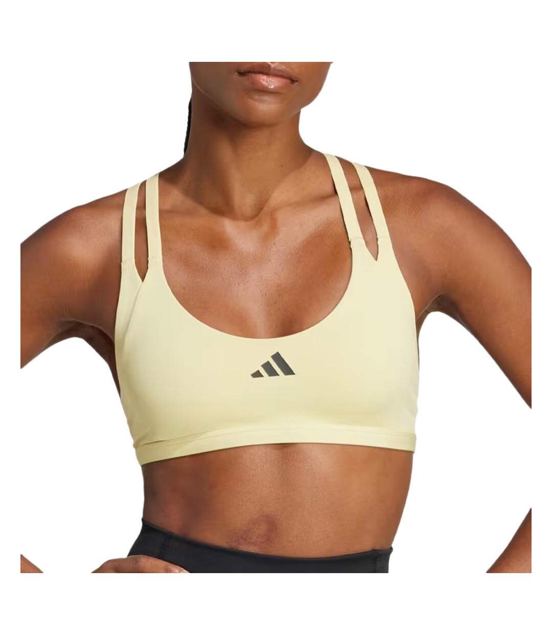 Brassière jaune femme adidas aerim-1