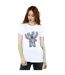 Disney Womens/Ladies Lilo And Stitch Tropical Fun Cotton Boyfriend T-Shirt (Blanc) - UTBI29848-1