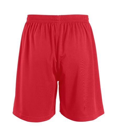 SOLS Mens San Siro 2 Sport Shorts (Red) - UTPC2177