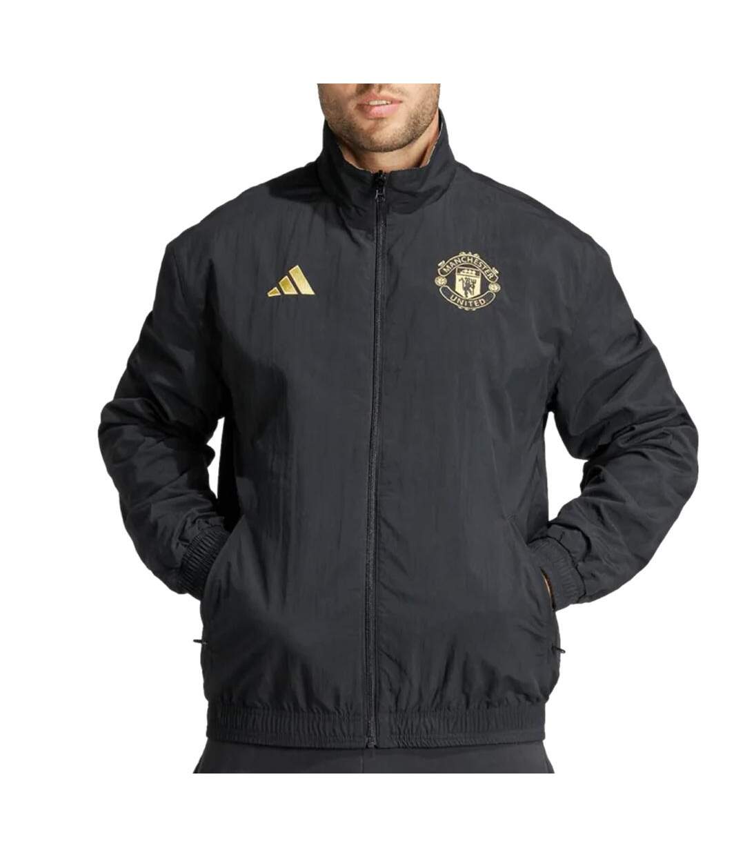 MANCHESTER united veste noire homme adidas - xxl-1