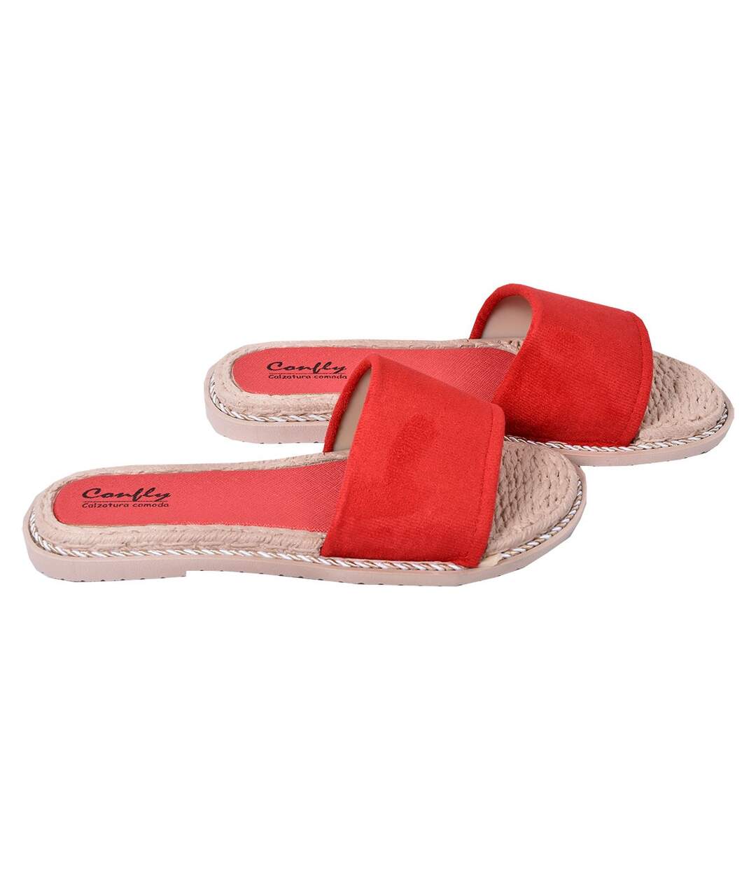 Sandale Femme MODE - Chaussure d'été Qualité et Confort - SD612 ROUGE