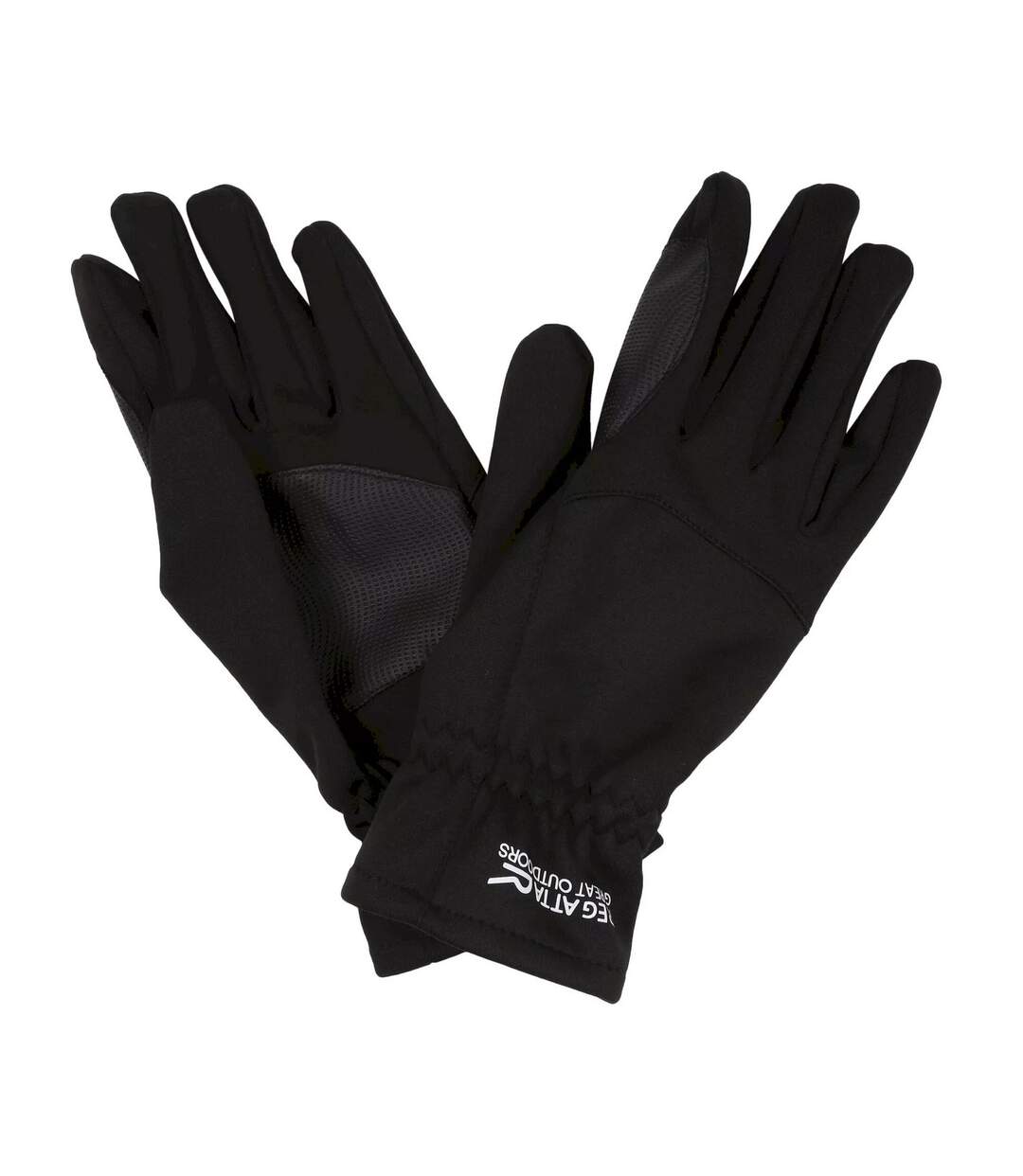 Unisex Adult Iii Softshell Gloves Black Regatta-1
