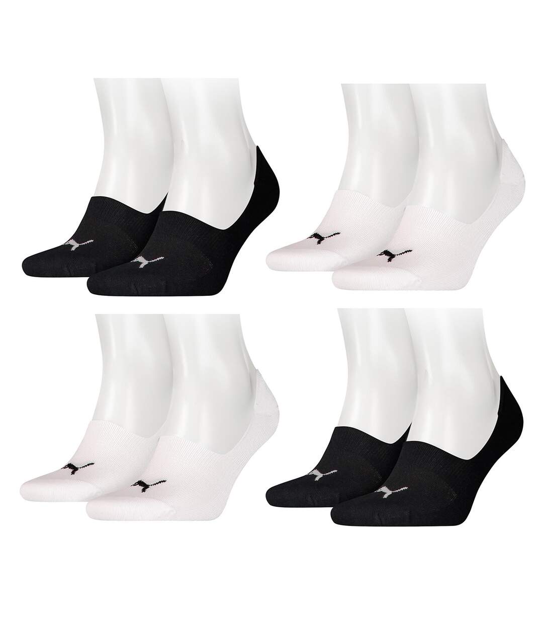 Chaussettes PUMA Socquettes FOOTIES Pack de 4 Paires Mix FOOTIES