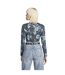 Blouse Manches Longues Motif/style Floral Femme Noir Adidas-3