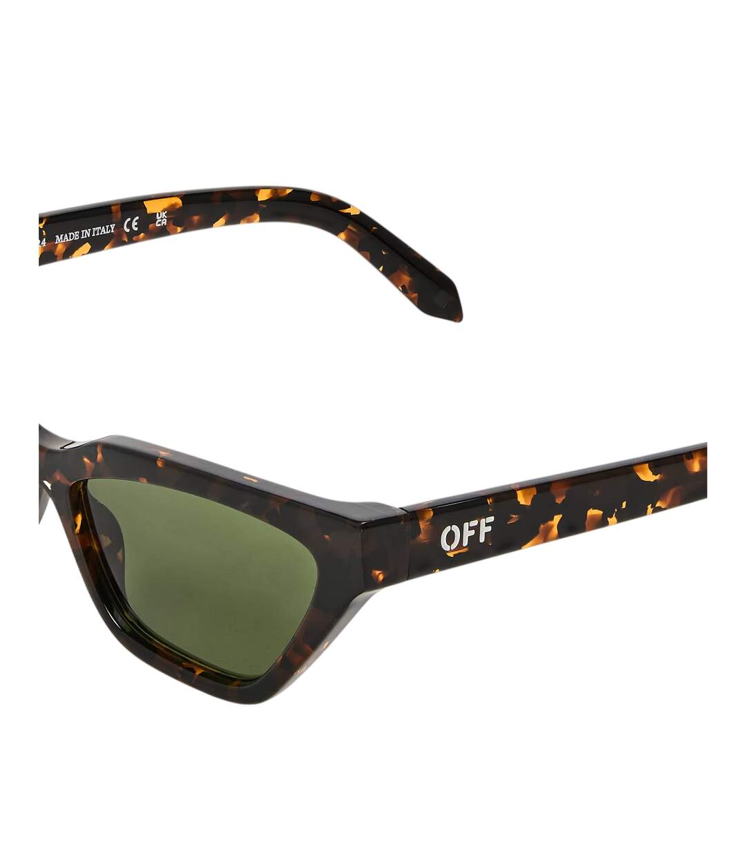 Lunettes De Soleil Madison Adulte Taille Unique Marron Sombre Vert Off White-3