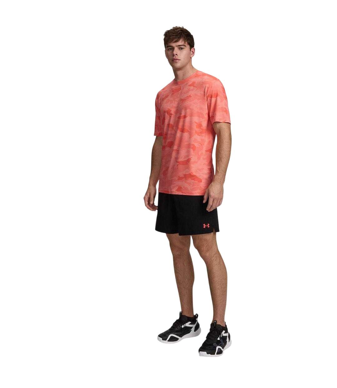 Mens Vanish Shorts Black Red Under Armour-1