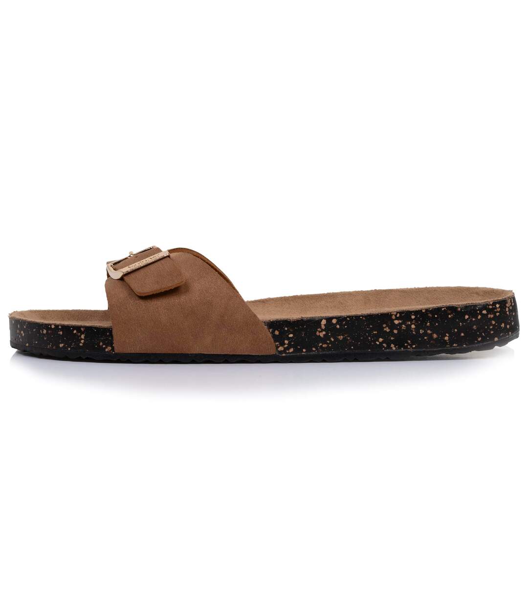 Isotoner Sandales femme simple bride patch talon confort-4