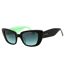 Lunettes De Soleil Motif/style Œil De Chat Femme Taille Unique Noir Vert Gris Kate Spade-2