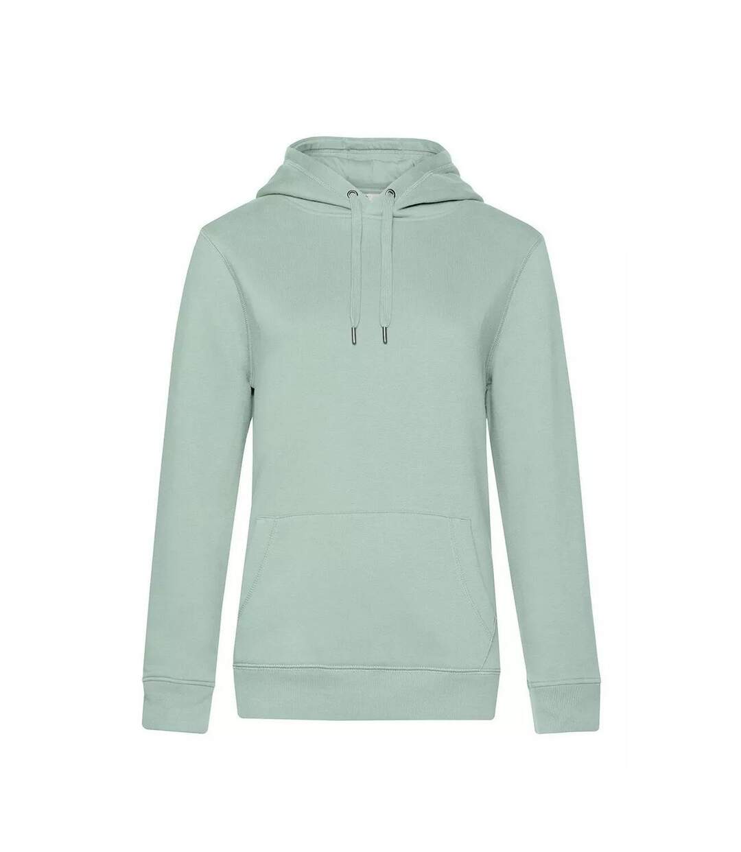 Womens/ladies queen hoodie aqua green B&C