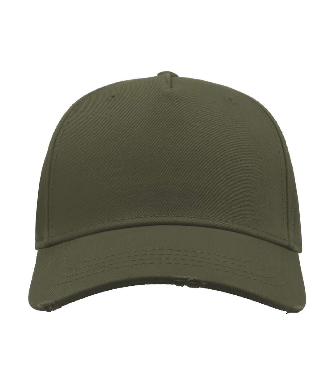 Lot de 2  casquettes effet usé adulte olive Atlantis-3