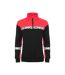 Womens/ladies Progression 7105 Reflective Sweatshirt Black Red Projob-1