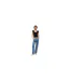T-shirt Motif/style Logo Brodé Femme Noir Tommy Jeans-1