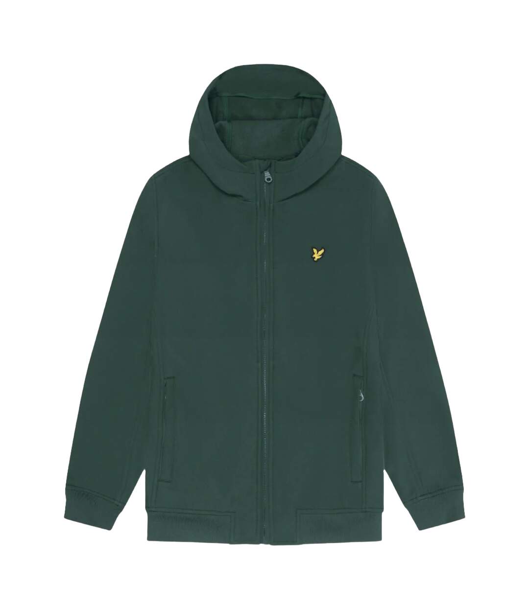 Mens fleece soft shell jacket argyle teal Lyle & Scott