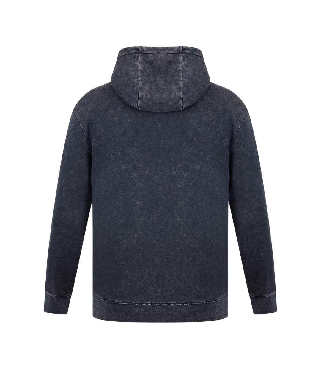 Sweat À Capuche Manches Longues Motif/style Imprimé Graphique Homme Noir Délavé Firetrap-2