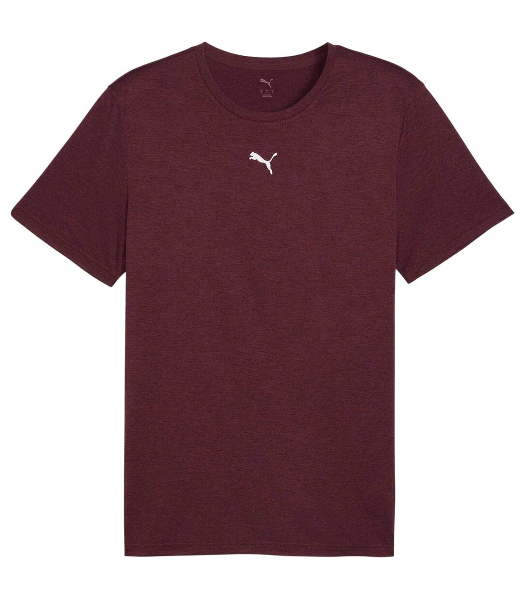 Mens Tad Performance Gym T-shirt Burgundy Puma-2